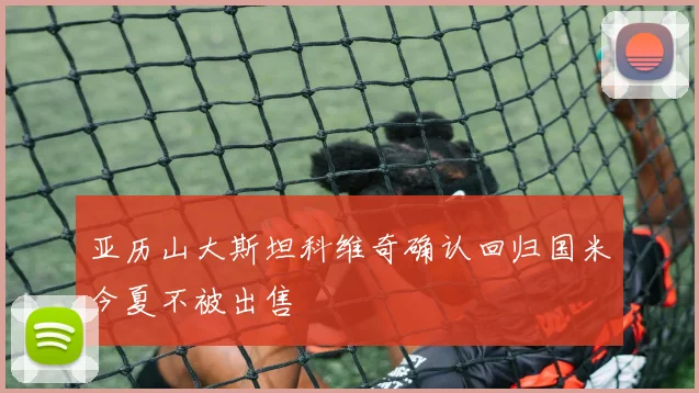 亚历山大斯坦科维奇确认回归国米今夏不被出售